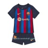 Conjunto (Camiseta+Pantalón Corto) FC Barcelona Primera Equipación 2022-23 - Niño